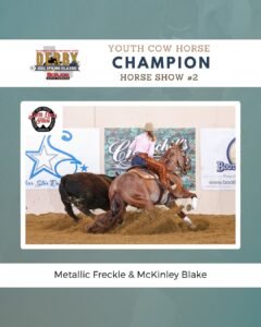 Metallic Freckle ridden by McKinley Blake